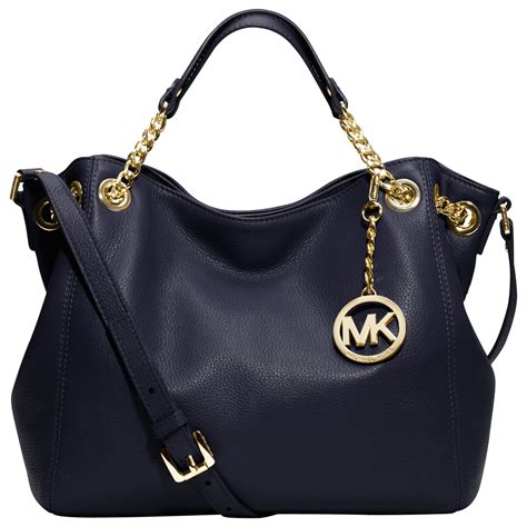 blue and black michael kors bag|michael kors blue tote bag.